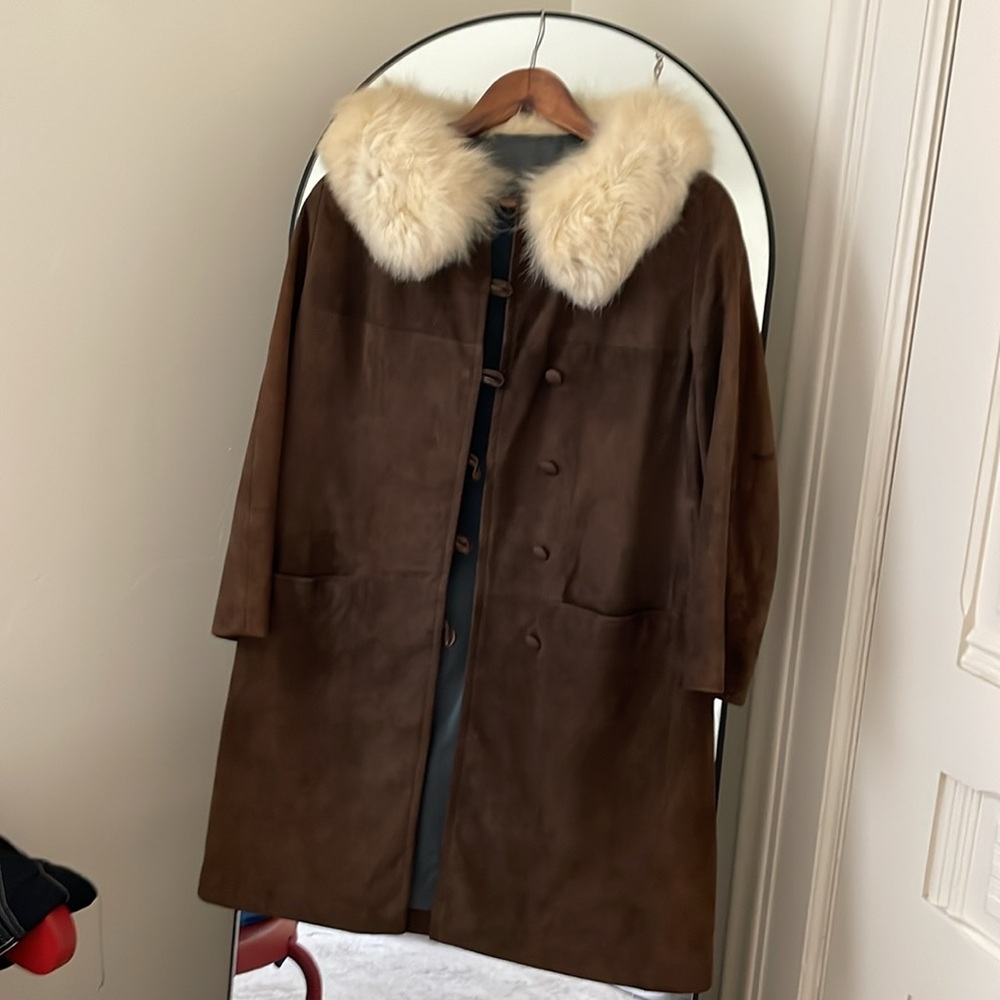 VINTAGE 1960 HIGHLANDER SUEDE COAT